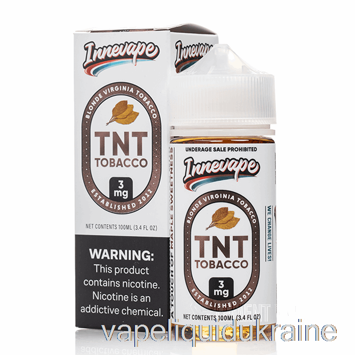 Vape Liquid Ukraine TNT Tobacco - Innevape E-Liquids - 100mL 0mg